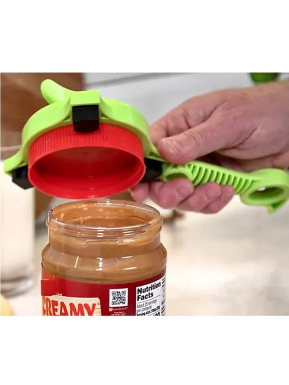 Kuhn Rikon 5-in-1 Jar & Bottle Opener NEW LIME GREEN